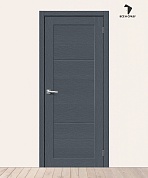 Межкомнатная дверь с экошпоном Браво-21 Stormy Wood