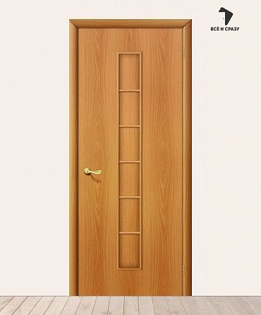 Межкомнатная ламинированная дверь 2Г миланский орех 550х1900 мм