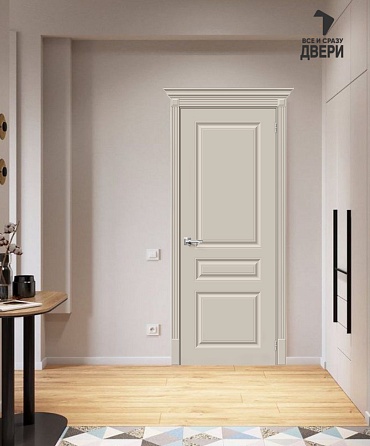 Межкомнатная крашеная дверь Скинни-14 Creamy