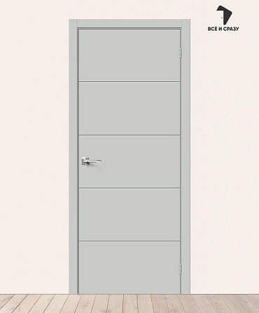 Межкомнатная крашеная дверь Граффити-2 Grace 600х2000 мм
