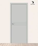 Межкомнатная дверь с покрытием винил Граффити-23 Grey Pro