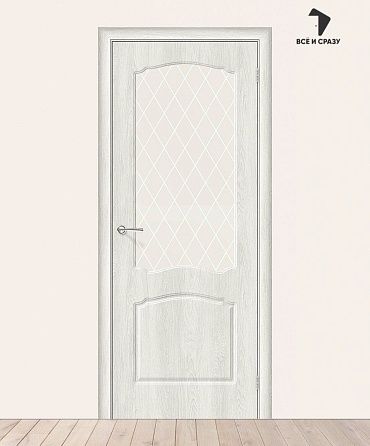 Межкомнатная дверь с ПВХ-пленкой Альфа-2 Casablanca 600х2000 мм