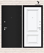 Входная дверь CLASSIC Шагрень черная 26 — Эмаль RAL 9003