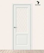 Межкомнатная дверь Эмалит Неоклассик-33 White Matt