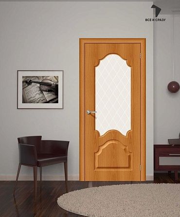 Межкомнатная дверь с ПВХ-пленкой Скинни-33 Milano Vero