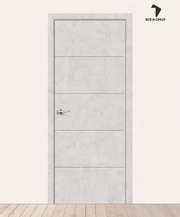 Межкомнатная дверь с экошпоном Граффити-1.Д Look Art 600х2000 мм