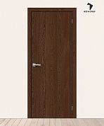 Межкомнатная дверь с экошпоном Браво-0 Brown Dreamline