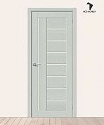 Межкомнатная дверь с экошпоном Браво-29 Grey Wood/Magic Fog