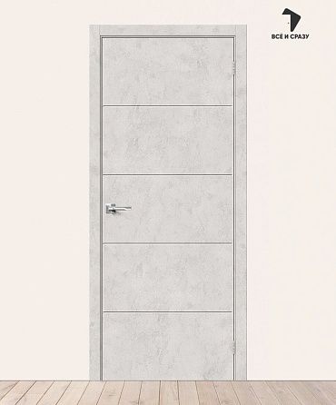 Межкомнатная дверь с экошпоном Граффити-2.Д Look Art 600х2000 мм