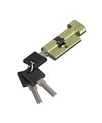 Цилиндр ключ/фиксатор Bravo AРF-60-30/30 G Золото (алюм., 3 ключа)