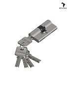 Цилиндр ключ/ключ Bravo AЕK-60-30/30 SC МатХром (алюм., 5 ключей)