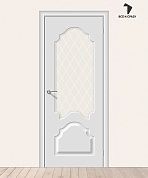 Межкомнатная дверь с ПВХ-пленкой Скинни-33 Fresco / White Сrystal