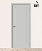 Межкомнатная дверь ПЭТ Прима-10 Grey Silk