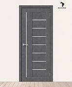Межкомнатная дверь с экошпоном Браво-29 Slate Art/Magic Fog