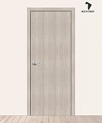 Межкомнатная дверь с экошпоном Браво-0 Cappuccino Melinga