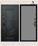 Входная дверь GRAND 29 — ХОМС Серый софт рельеф