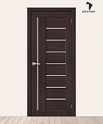 Межкомнатная дверь с экошпоном Браво-29 Wenge Melinga/Magic Fog