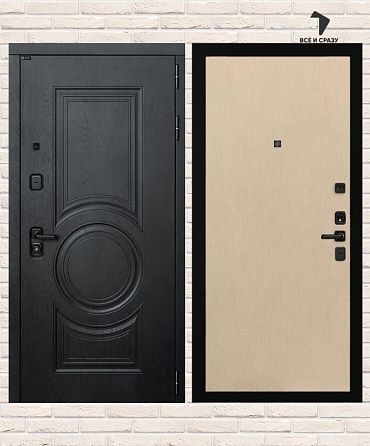Входная дверь GRAND 05 — Венге светлый 205х88 Левая