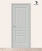 Межкомнатная дверь Эмалит Неоклассик-34 Grey Matt