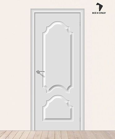 Межкомнатная дверь с ПВХ-пленкой Скинни-32 Fresco 550х1900 мм