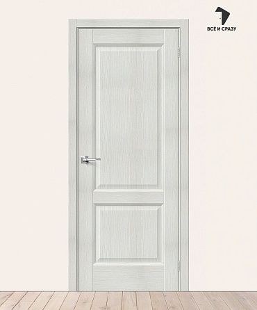 Межкомнатная дверь с экошпоном Неоклассик-32 Bianco Veralinga 600х2000 мм