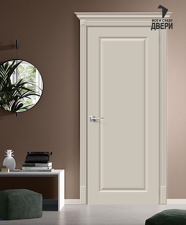 Межкомнатная крашеная дверь Скинни-10 Creamy