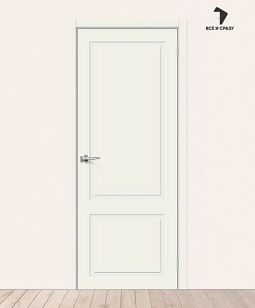 Межкомнатная крашеная дверь Граффити-12 Whitey 600х2000 мм