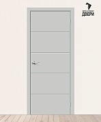 Межкомнатная дверь ПЭТ Граффити-2.Д.П Grey Silk