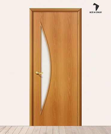Межкомнатная ламинированная дверь 5С миланский орех 600х2000 мм