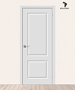 Межкомнатная дверь с ПВХ-пленкой Скинни-12 Белая