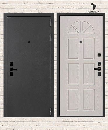 Входная дверь АКУСТИК 15 — Алмон 25 (Винорит) 205х88 Левая