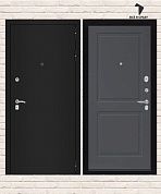 Входная дверь CLASSIC Шагрень черная 11 — Графит софт
