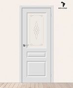 Межкомнатная дверь с ПВХ-пленкой Скинни-15 Белая