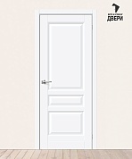 Межкомнатная дверь ПЭТ Неоклассик-34 White Silk