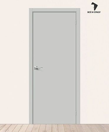 Межкомнатная крашеная дверь Браво-0 Grace 600х2000 мм