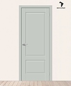 Межкомнатная дверь Эмалит Прима-12 Grey Matt