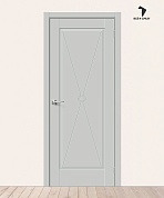 Межкомнатная дверь Эмалит Прима-10.Ф2 Grey Matt
