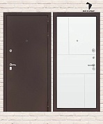 Входная дверь CLASSIC Антик медный 21 — Белый софт