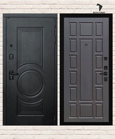 Входная дверь GRAND 12 — Венге 205х88 Левая