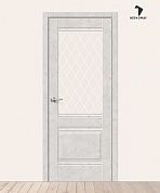 Межкомнатная дверь с экошпоном Прима-3 Look Art/White Сrystal