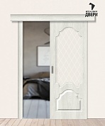 Межкомнатная дверь-купе с ПВХ-пленкой Скинни-33 Casablanca