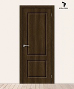 Межкомнатная дверь с ПВХ-пленкой Скинни-12 Dark Barnwood