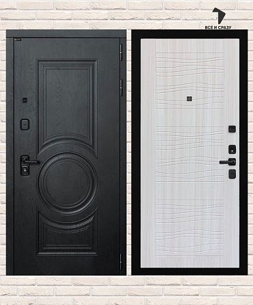 Входная дверь GRAND 06 — Сандал белый 205х88 Левая