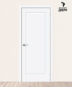 Межкомнатная дверь ПЭТ Прима-10 White Silk
