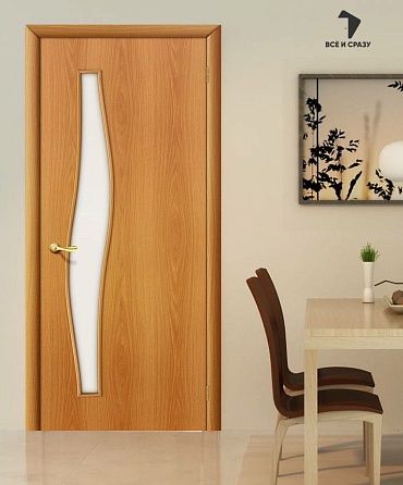Межкомнатная ламинированная дверь 6С миланский орех