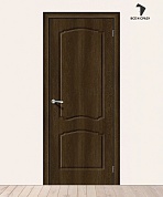 Межкомнатная дверь с ПВХ-пленкой Альфа-1 Dark Barnwood