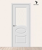 Межкомнатная дверь с ПВХ-пленкой Скинни-21 Белая