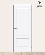 Межкомнатная дверь ПЭТ Прима-12 White Silk
