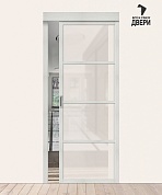 Межкомнатная дверь с Экошпоном Твигги-11.3 Bianco Veralinga
