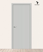 Межкомнатная дверь с покрытием винил Граффити-21 Grey Pro